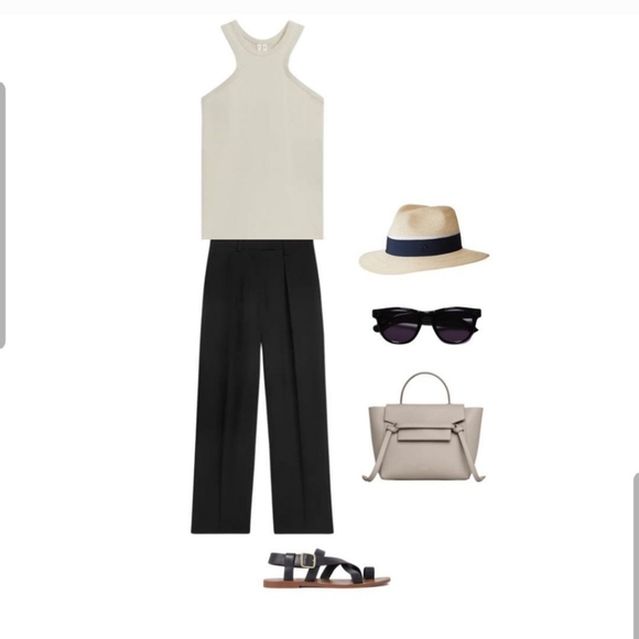 Venezia black leather sandals Size 9 US- 40EU - Picture 8 of 8